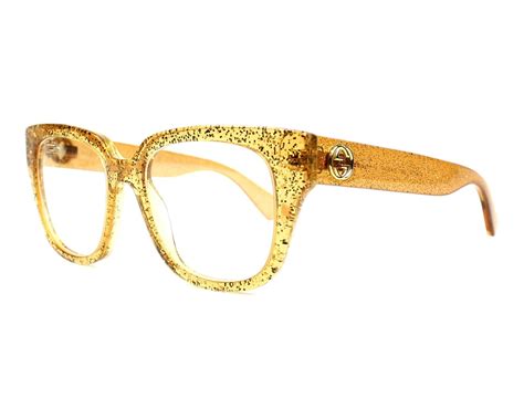 gucci eyewear glitter|Gucci clear reading glasses.